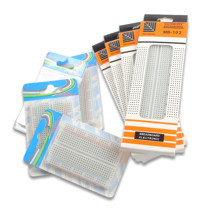 Breadboard 400 Point - 4/3/2PCS MB-102 Breadboard 400 830 Punten