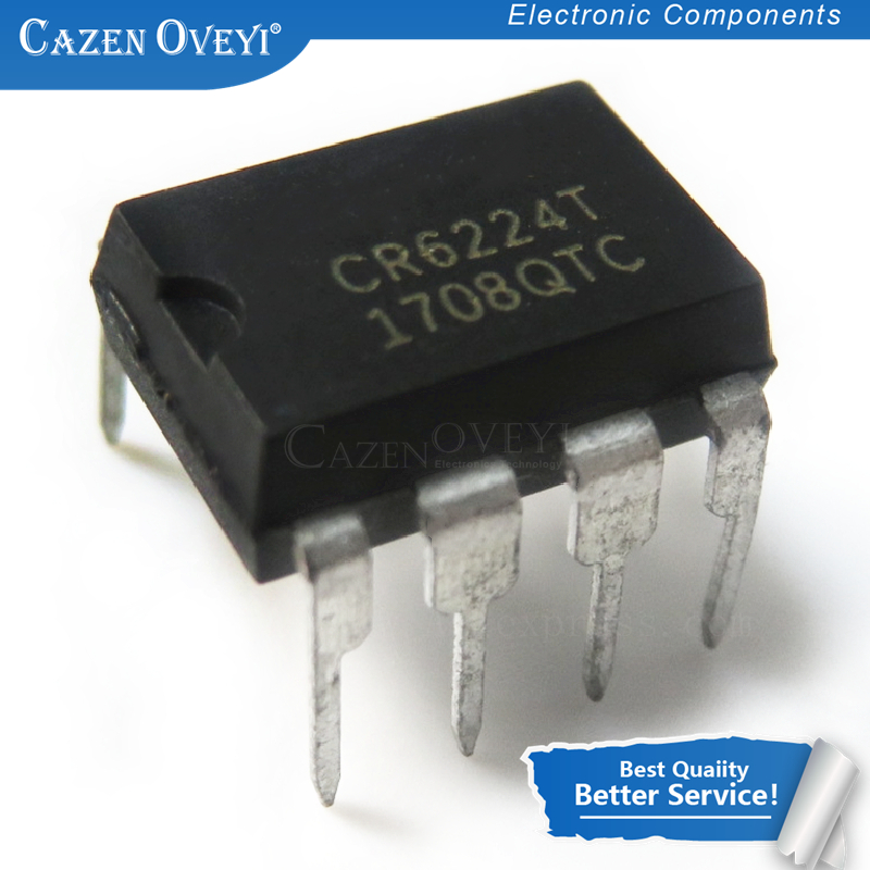 Perfboard - 10 Stks/partij CR6224T CR6224 Dip-8 Op