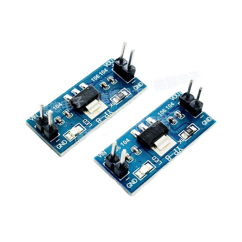 Ams1117 Module - AMS1117-3.3V/5V voedingsmodule, goed gesoldeerd, met pinaansluiting,