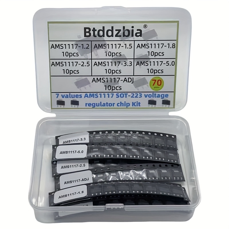 Ams1117 Module - 70 stks kit Spanningsregelaar Kit AMS1117