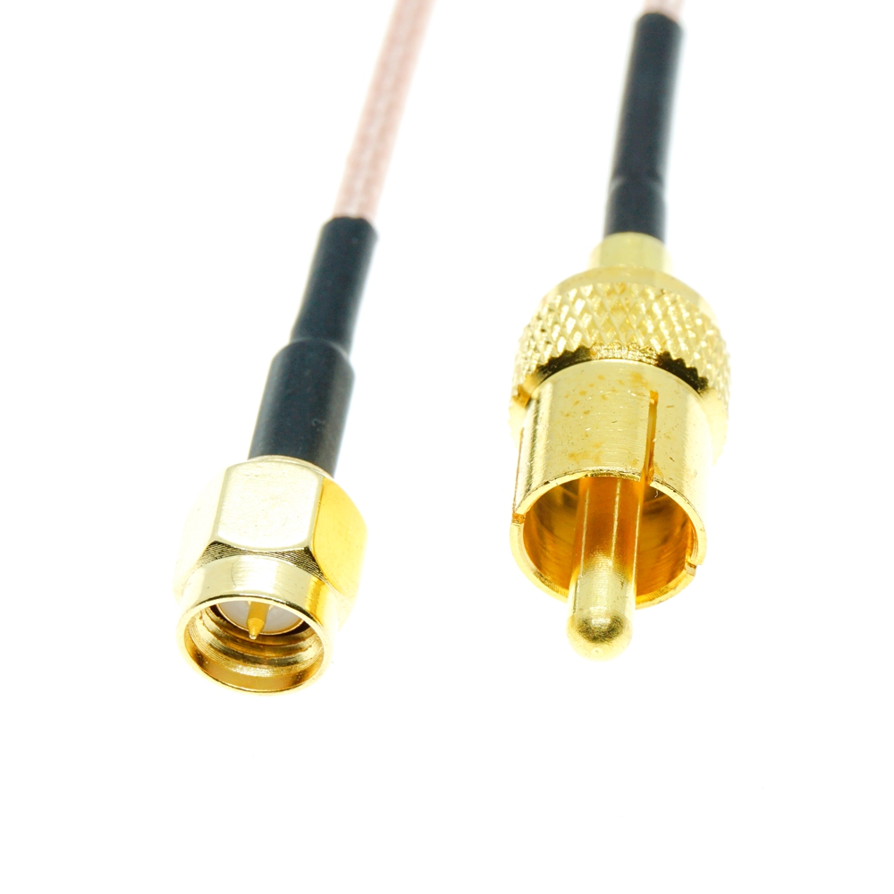 Jumper Wire Kit - RG316 RCA MANNELIJK naar SMA Stekker