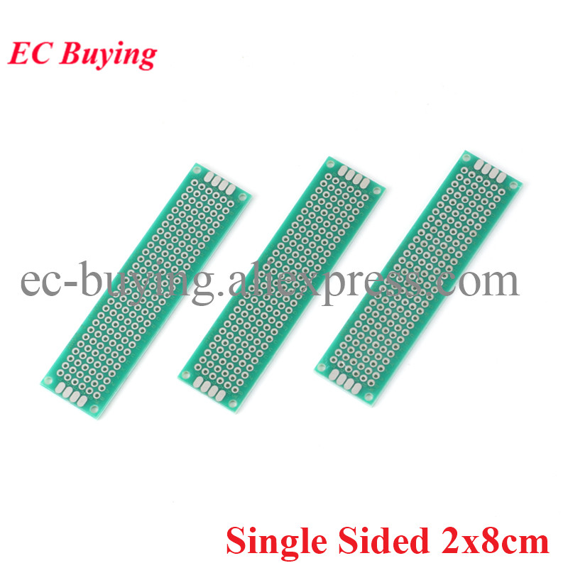 Pcb Prototyping Board - 10 stks/partij 2x8 cm Enkelzijdig Koper