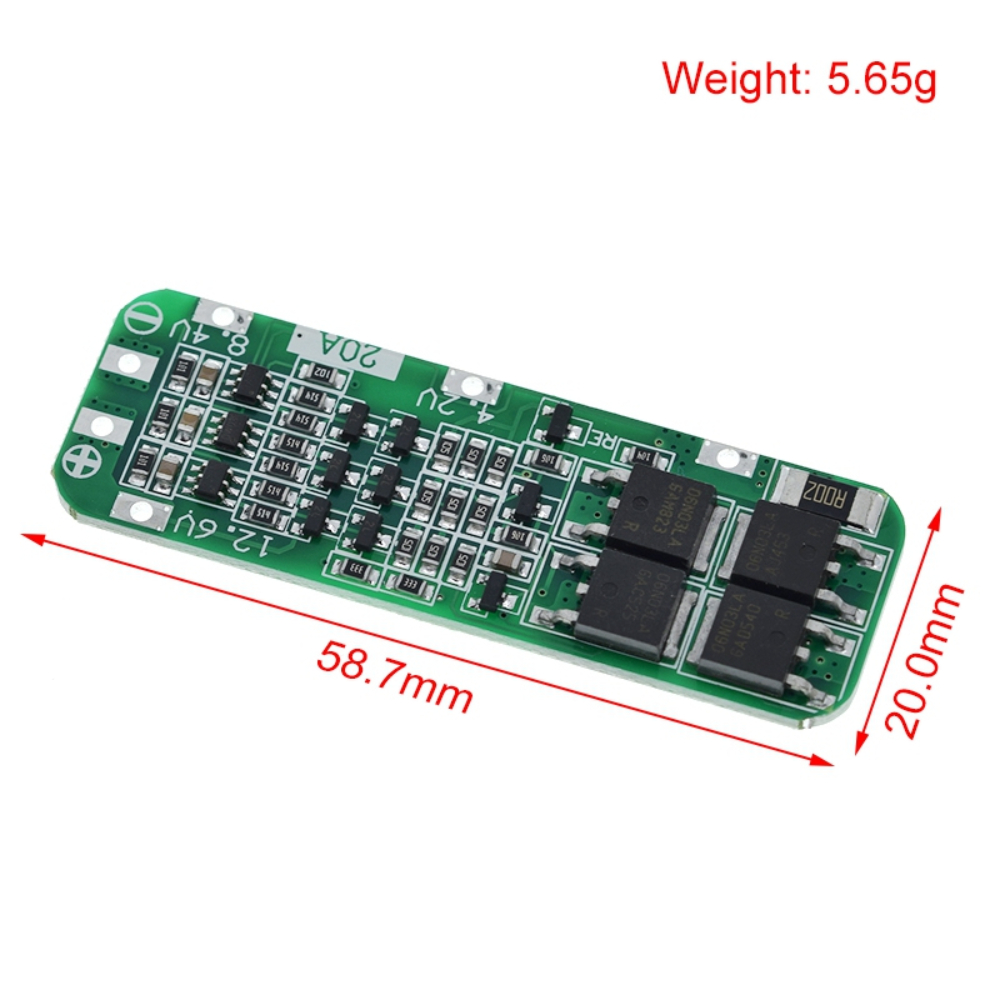 Li Ion Charger Module - 3S 20a Li-Ion Lithium Batterij 18650