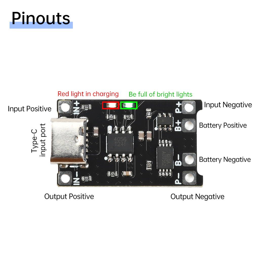 5 stuks Type C DC 4-8V TP4056  - Tp4056 Module recensie en prijs