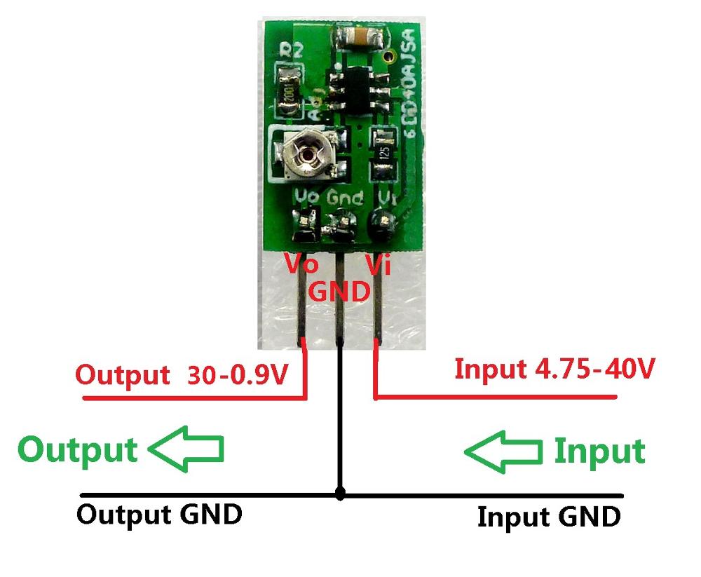 DD40AJSB 5W Mini DC Step-Down  - Ams1117 Module recensie en prijs