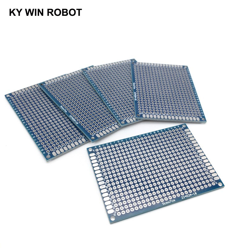 5pcs 5x7cm 50x70mm Blauw Doubl - Pcb Prototyping Board recensie en prijs