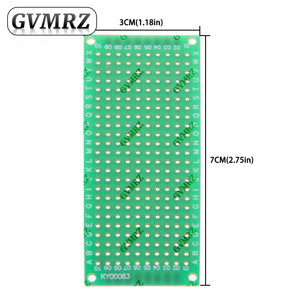 Enkelzijdige groene PCB-protot - Perfboard recensie en prijs