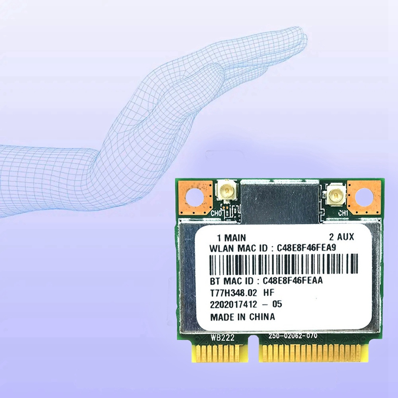 AR5B22 AR9462 WiFi-kaart + int - Antenna 2.4Ghz recensie en prijs