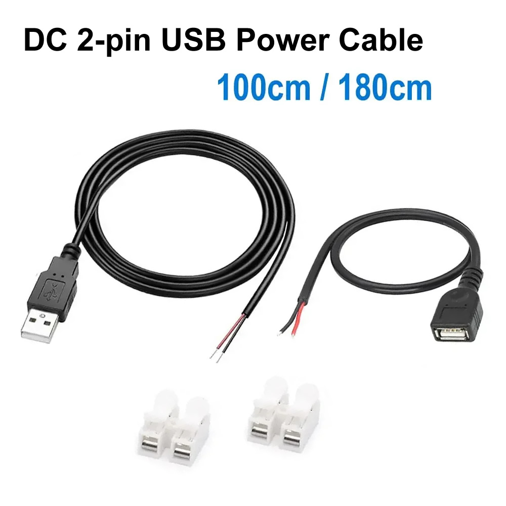 DC 2-pins USB-voedingskabel US - Ipex Connector recensie en prijs