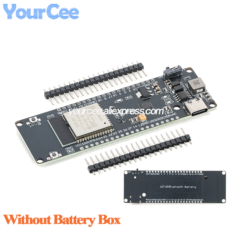 ESP32-ontwikkelbord met WiFi B - Esp32 Battery Holder Lipo recensie en prijs